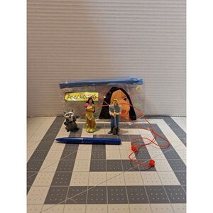 Disney Pocahontas John Smith Meeko Racoon Sunkisses Hawaii Pen necklace toppers